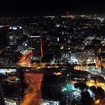 Vue de 49 étage de la tour Azrieli. תל אביב הלילית ממגדל עזריאלי